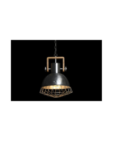 LAMPARA TECHO HIERRO MANGO 31X31X48 ENVEJECIDO