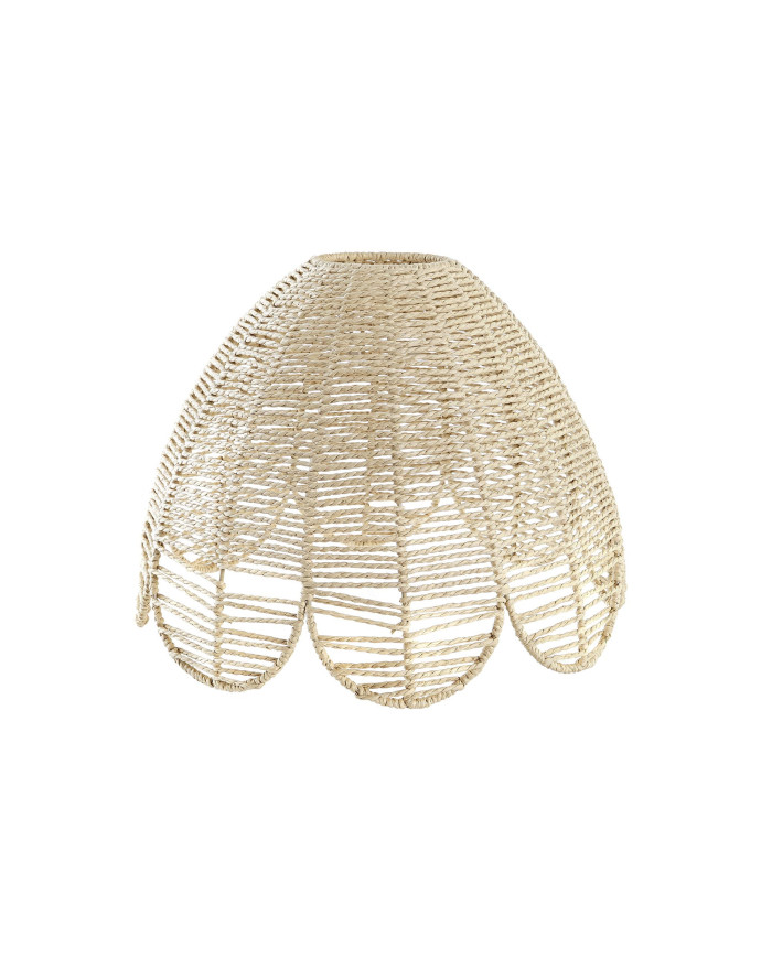PANTALLA FIBRA METAL 41X41X29,5 NATURAL