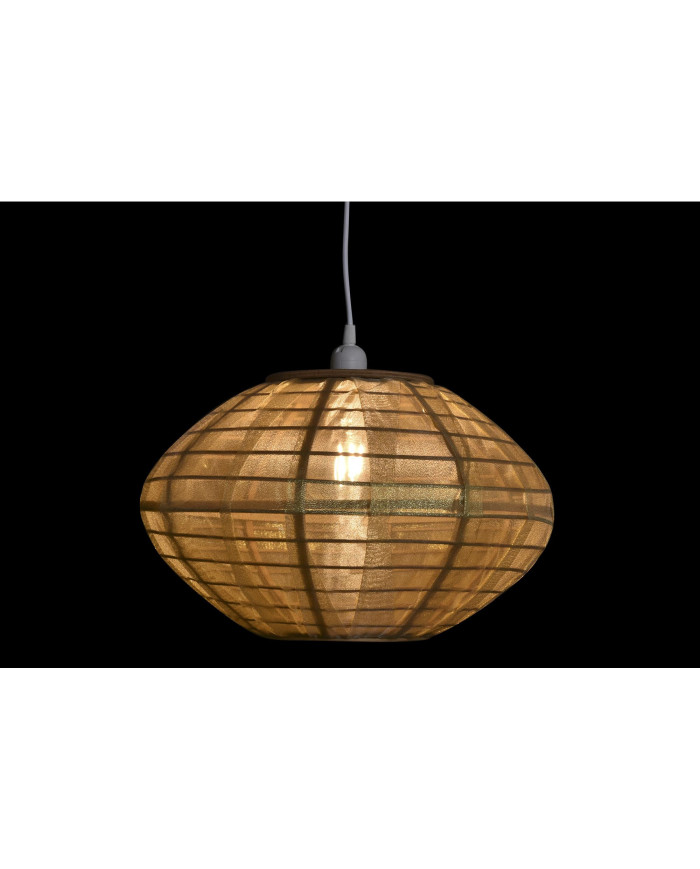 LAMPARA TECHO BAMBU 42X42X26 NATURAL MARRON