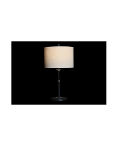 LAMPARA SOBREMESA METAL POLIESTER 33X33X67 NEGRO