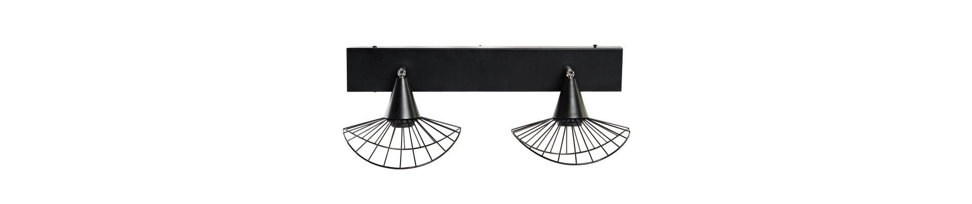 LAMPARA APLIQUE METAL 21X22X22 NEGRO