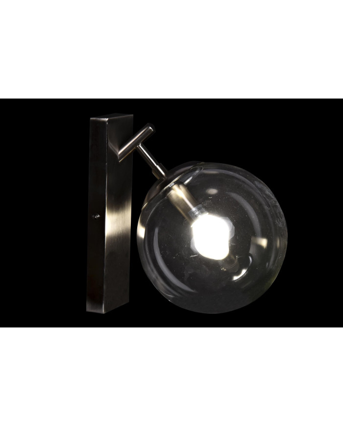 LAMPARA APLIQUE METAL CRISTAL 20X25X27 BOLA