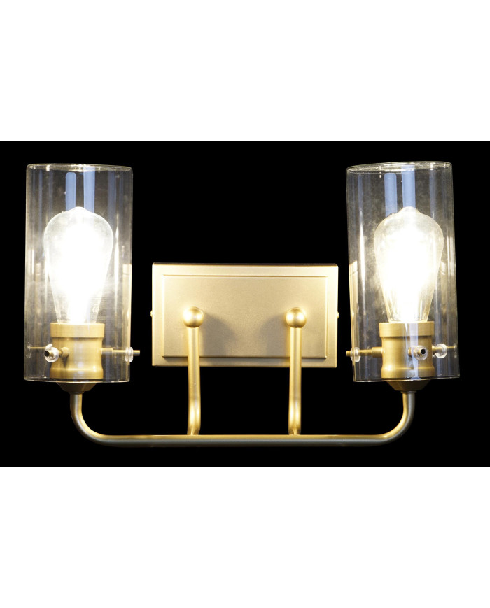 LAMPARA APLIQUE METAL CRISTAL 41X17X24 DOBLE