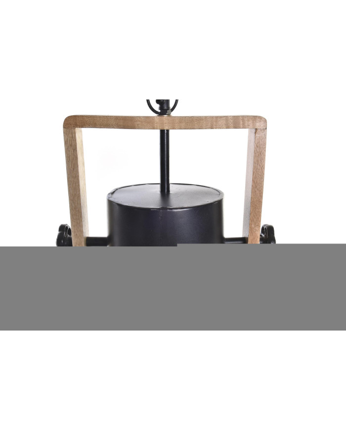 LAMPARA TECHO METAL MANGO 40X40X49 NEGRO
