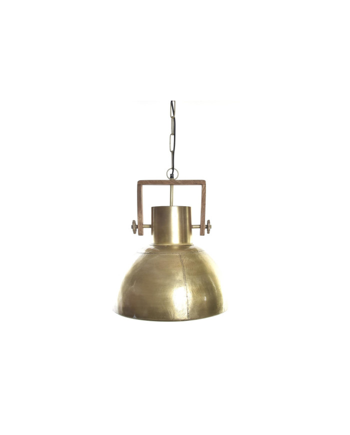 LAMPARA TECHO METAL MANGO 40X40X50 DORADO