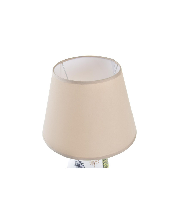 LAMPARA SOBREMESA CERAMICA 27X27X40 HOJAS 2 SURT.