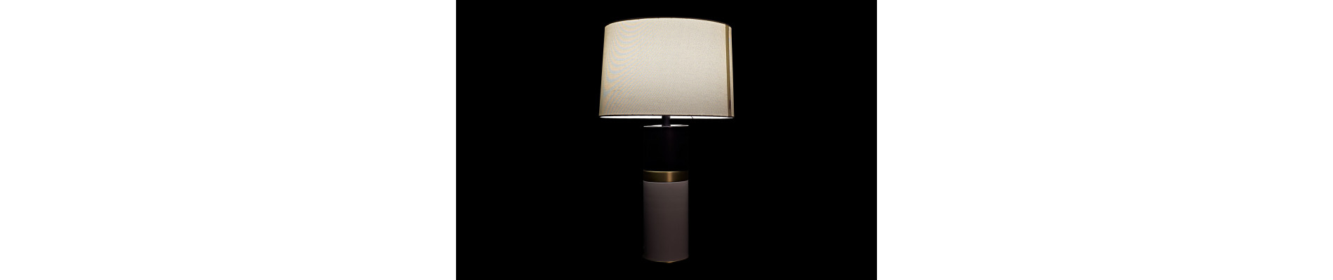 LAMPARA SOBREMESA METAL 38X38X65 BLANCO