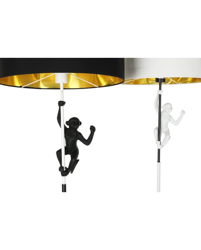 LAMPARA PIE RESINA 44X44X166 MONO 2 SURT.