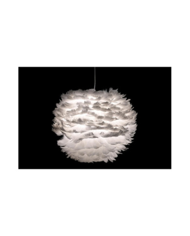 LAMPARA TECHO PLUMA 42X42X42 BLANCO