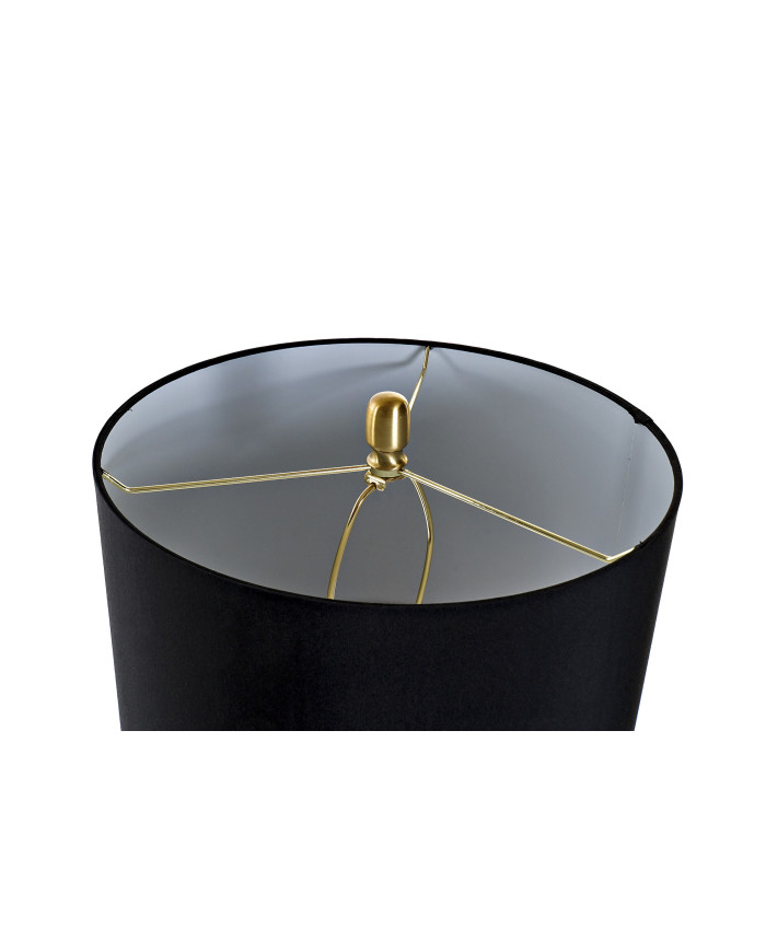 LAMPARA SOBREMESA CRISTAL METAL 35X35X70 38 DORADO