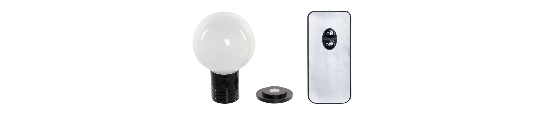 DECORACION LUMINOSA IMAN LED 6X6X10 BOMBILLA NEGRO