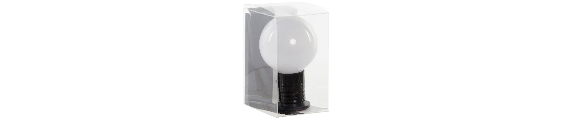 DECORACION LUMINOSA IMAN LED 6X6X10 BOMBILLA NEGRO