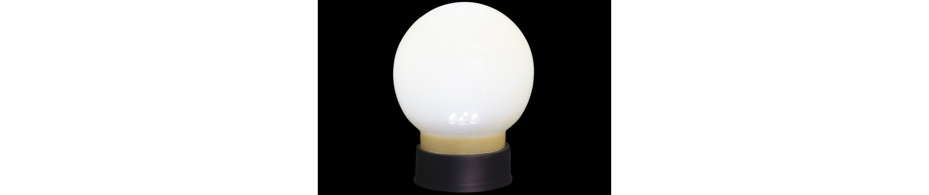 DECORACION LUMINOSA LED PP 9X9X13 BOLA 3 SURT.