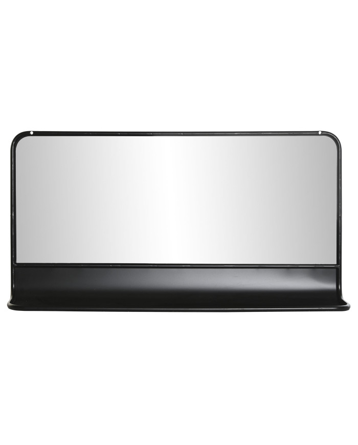 ESPEJO METAL ESPEJO 70,5X12X36 REPISA NEGRO