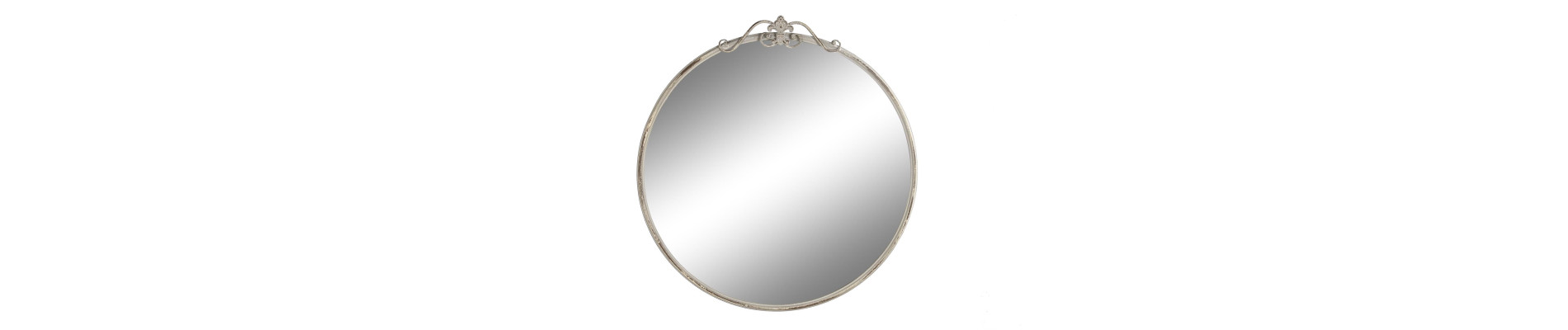 ESPEJO HIERRO CRISTAL 40X3X55 DORADO