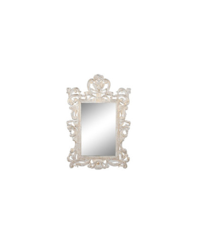 ESPEJO MANGO CRISTAL 90X3X135 50X75 DECAPE BLANCO