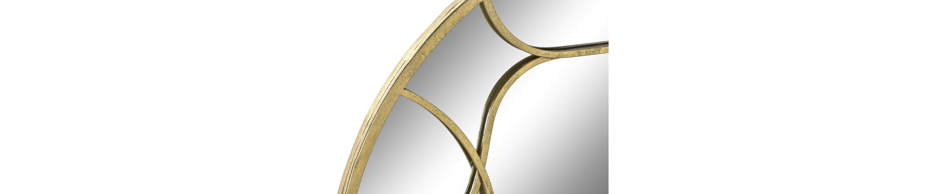 ESPEJO METAL 80X2,5X80 DORADO
