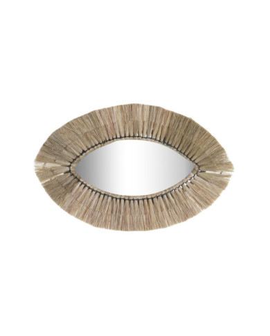 ESPEJO YUTE CRISTAL 54X3X34 NATURAL