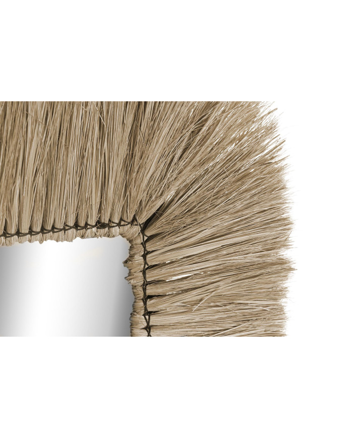 ESPEJO YUTE CRISTAL 55X3X55 NATURAL