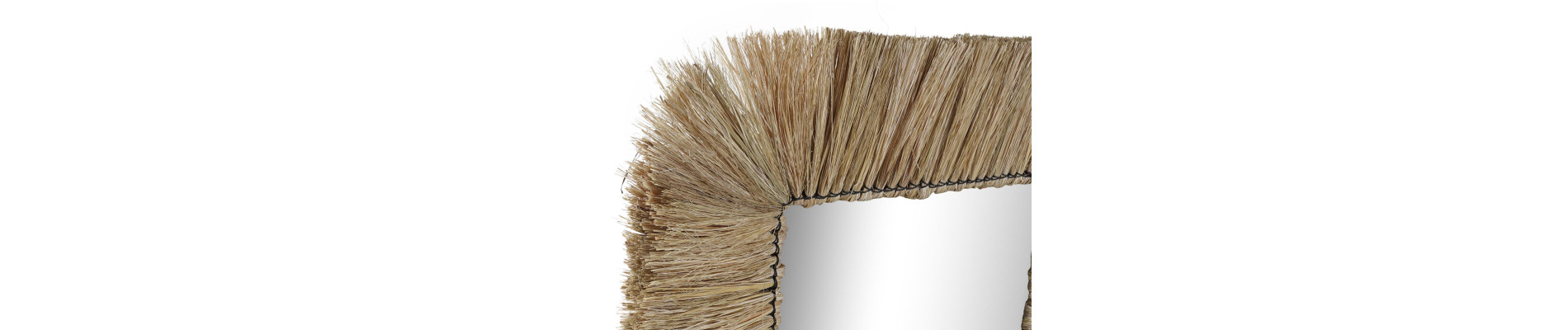 ESPEJO YUTE CRISTAL 55X3X55 NATURAL