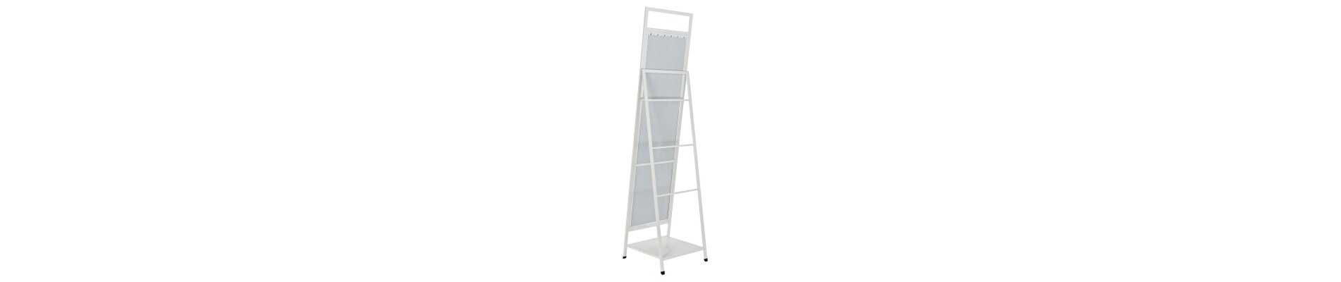 ESPEJO VESTIDOR METAL ESPEJO 39X40X160 BLANCO
