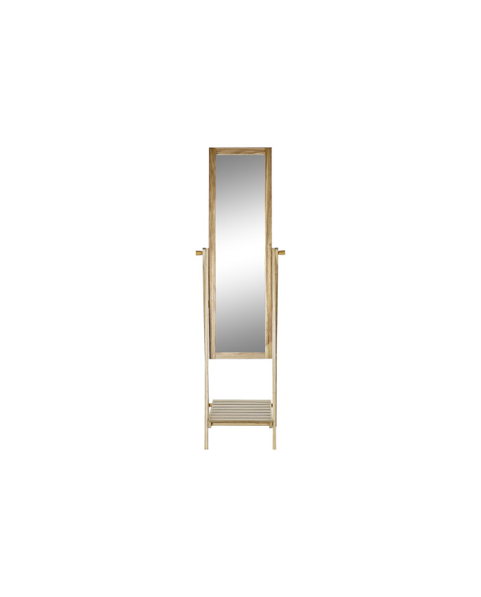 ESPEJO VESTIDOR PAULOWNIA MDF 52X48X174 NATURAL