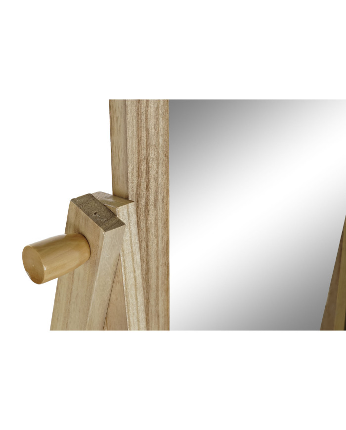 ESPEJO VESTIDOR PAULOWNIA MDF 52X48X174 NATURAL