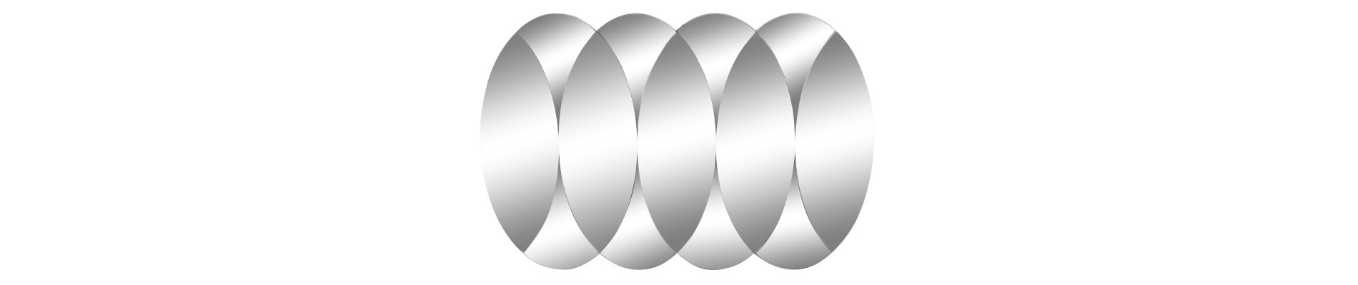 ESPEJO CRISTAL MADERA 120X2X80 CIRCULOS AHUMADO