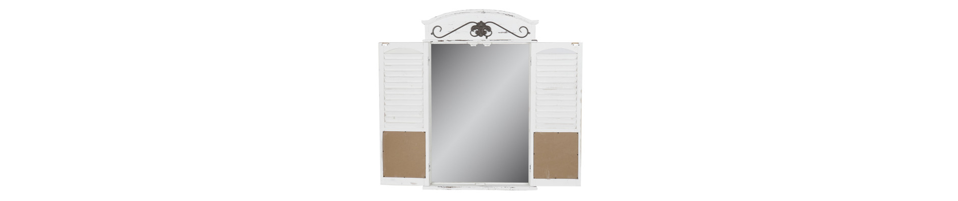 ESPEJO MADERA ESPEJO 60X7X94 VENTANA DESGASTADO