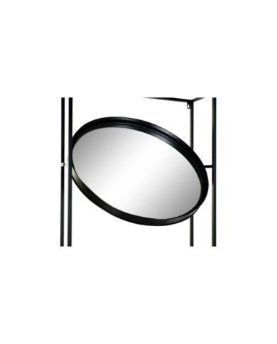 ESPEJO METAL MADERA 61X17,5X181 NEGRO