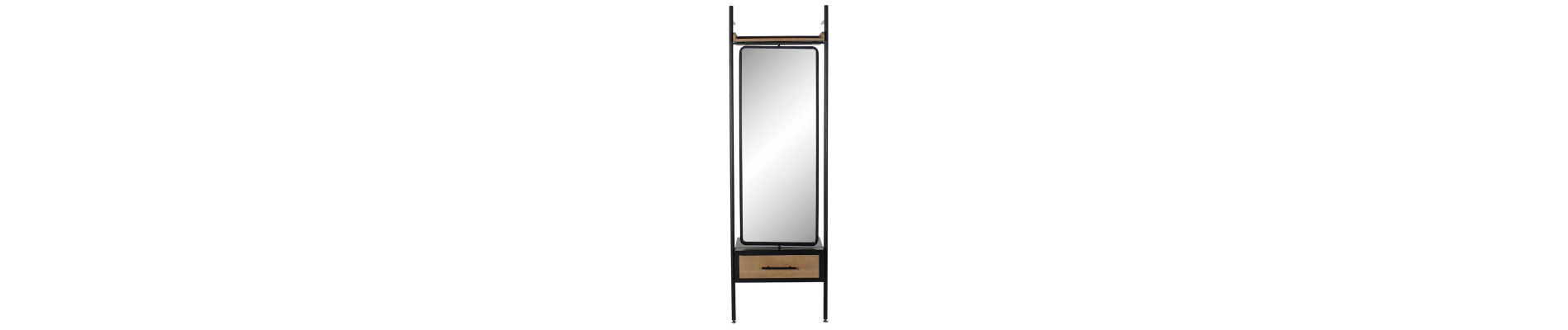 ESPEJO METAL MADERA 58X30X191 REVERSIBLE NATURAL