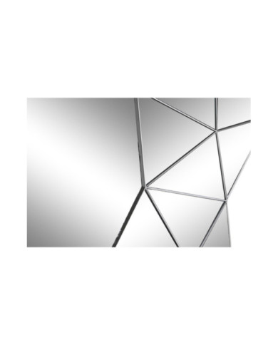 ESPEJO PP CRISTAL 60X5X60 PLATEADO