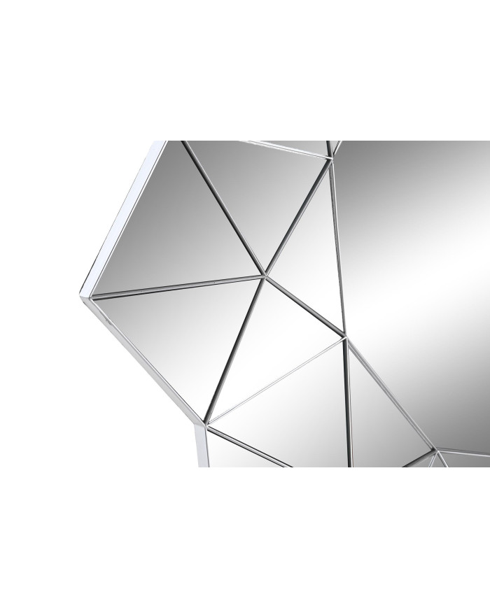 ESPEJO PP CRISTAL 60X5X60 PLATEADO