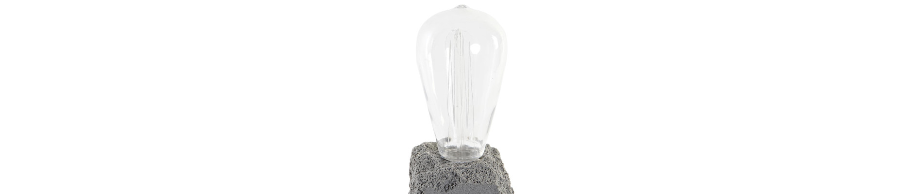 DECORACION LUMINOSA LED RESINA 8,5X8,5X32,5