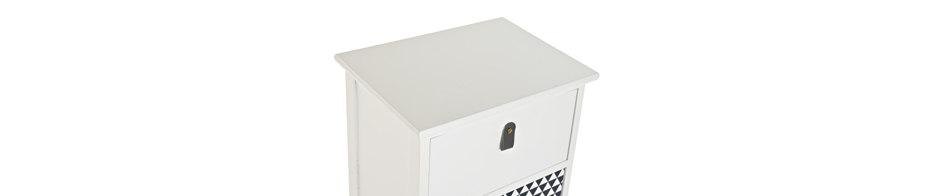 CAJONERA PAULOWNIA 36X25X79 4 CAJONES BLANCO