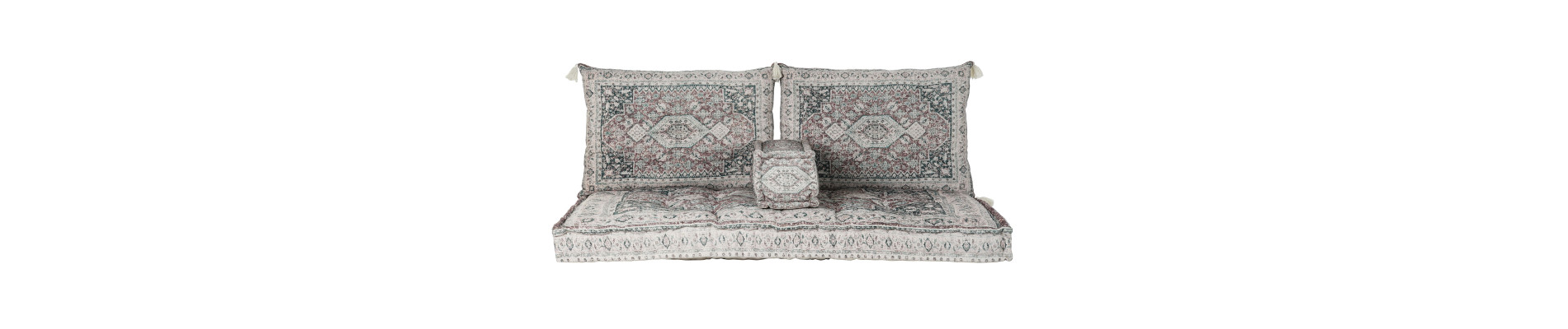 SILLON SET 4 ALGODON 90X50X55 DESGASTADO VERDE