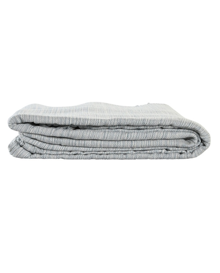 PLAID ALGODON RECICLADO 230X260 250 GSM, FLECOS