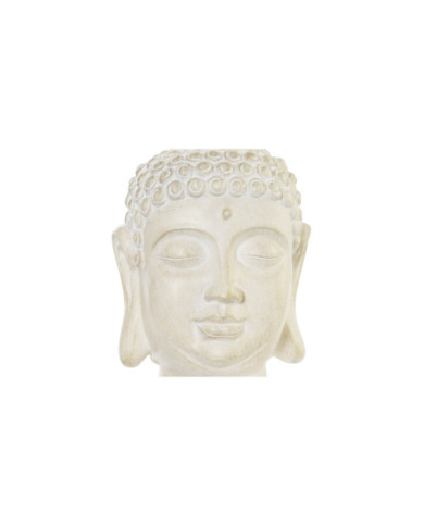 FIGURA RESINA 18X19X26 CABEZA BUDA DECAPE NATURAL