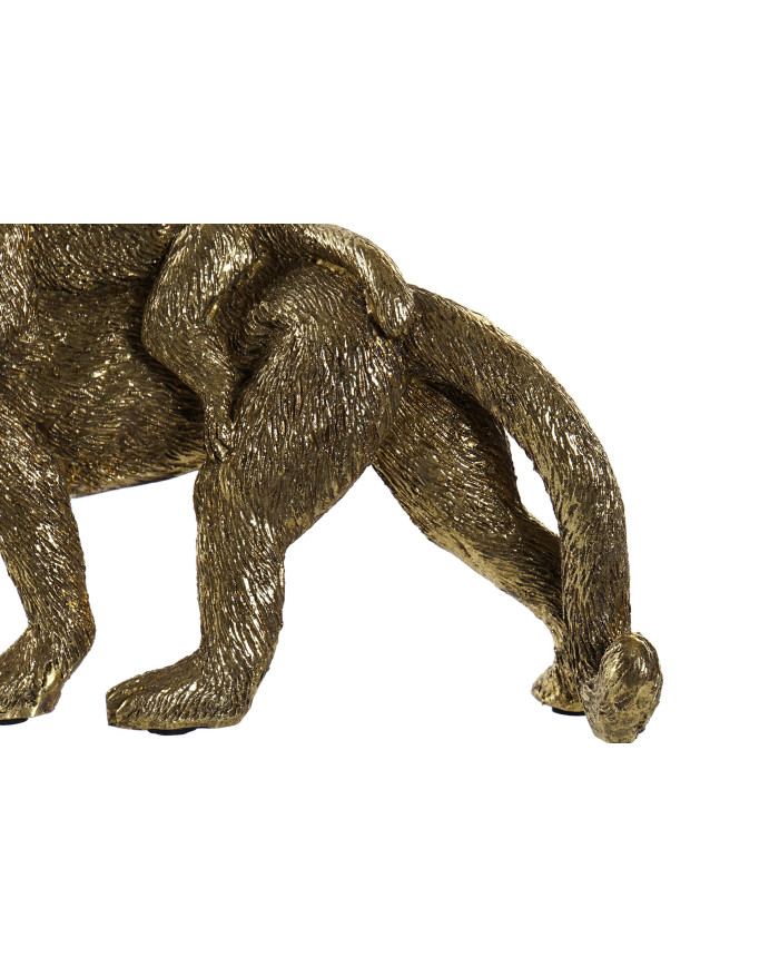 FIGURA RESINA 26X6X12 MONOS DORADO