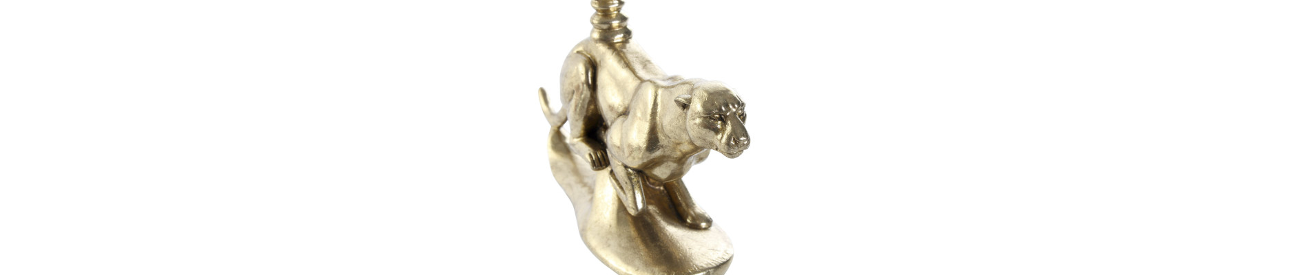 FIGURA RESINA 16,5X10,6X22,5 MONO HOJA DORADO