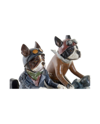 FIGURA RESINA 27X10X24 PERRO 2 SURT.