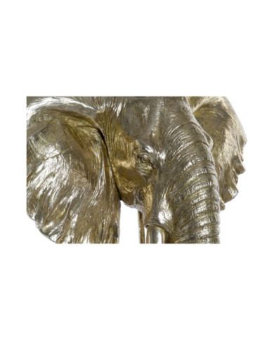FIGURA RESINA METAL 60X36X73 ELEFANTE DORADO