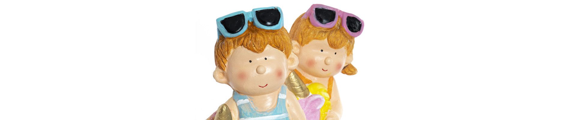 FIGURA FIBRA VIDRIO 23X19X40 NIÑOS 2 SURT.
