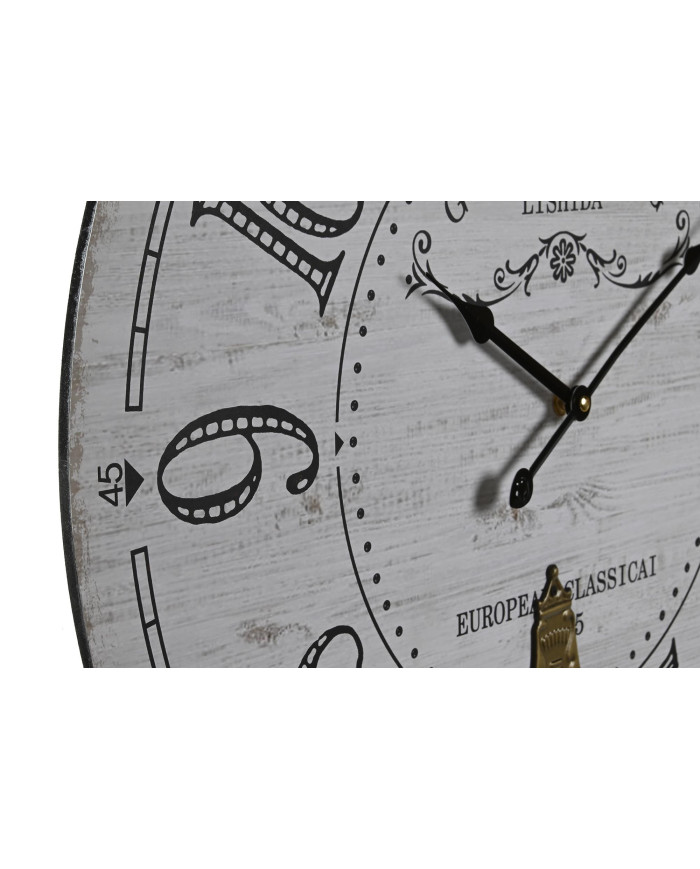 RELOJ PARED MDF METAL 58X8X58 2 SURT.