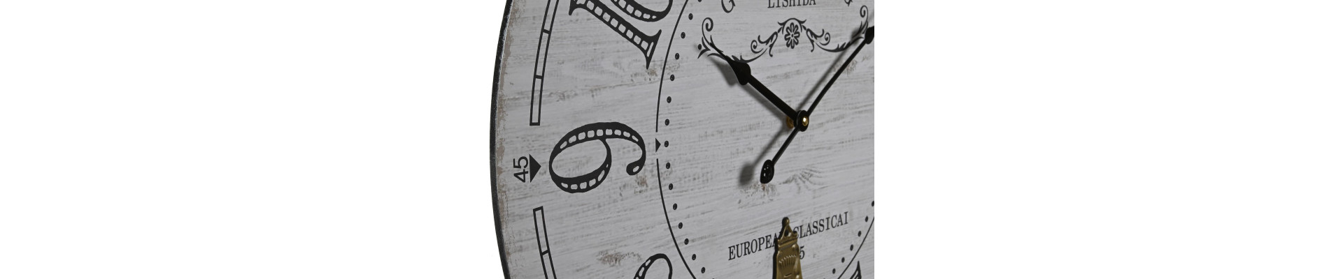 RELOJ PARED MDF METAL 58X8X58 2 SURT.