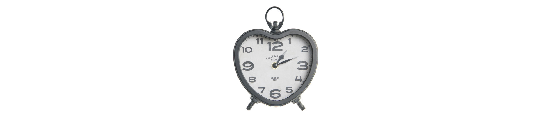 RELOJ SOBREMESA HIERRO 16X6X19,5 2 SURT.