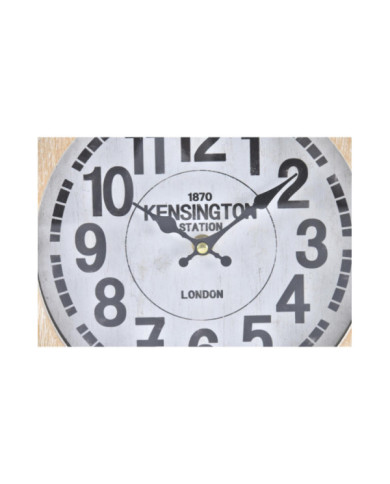 RELOJ SOBREMESA HIERRO MDF 25,8X8X32 2 SURT.