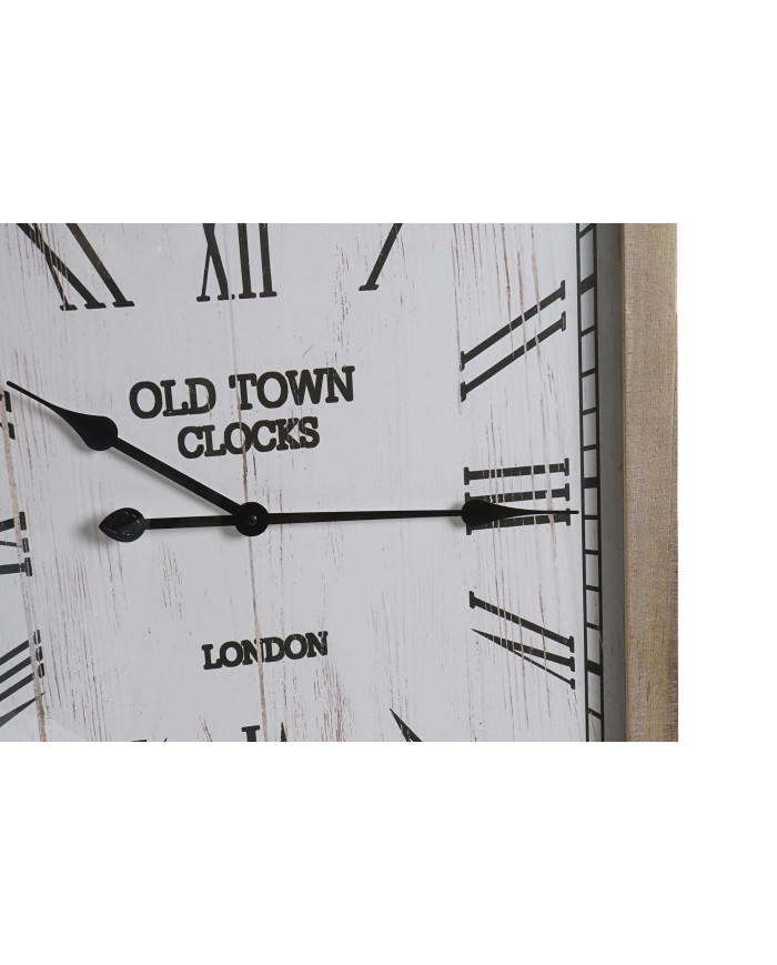 RELOJ PARED HIERRO MDF 60X4,5X75 BLANCO