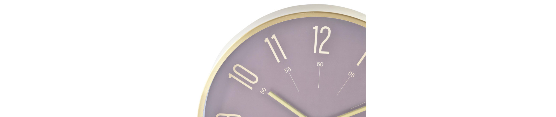RELOJ PARED ALUMINIO 30X4X30 DORADO 2 SURT.