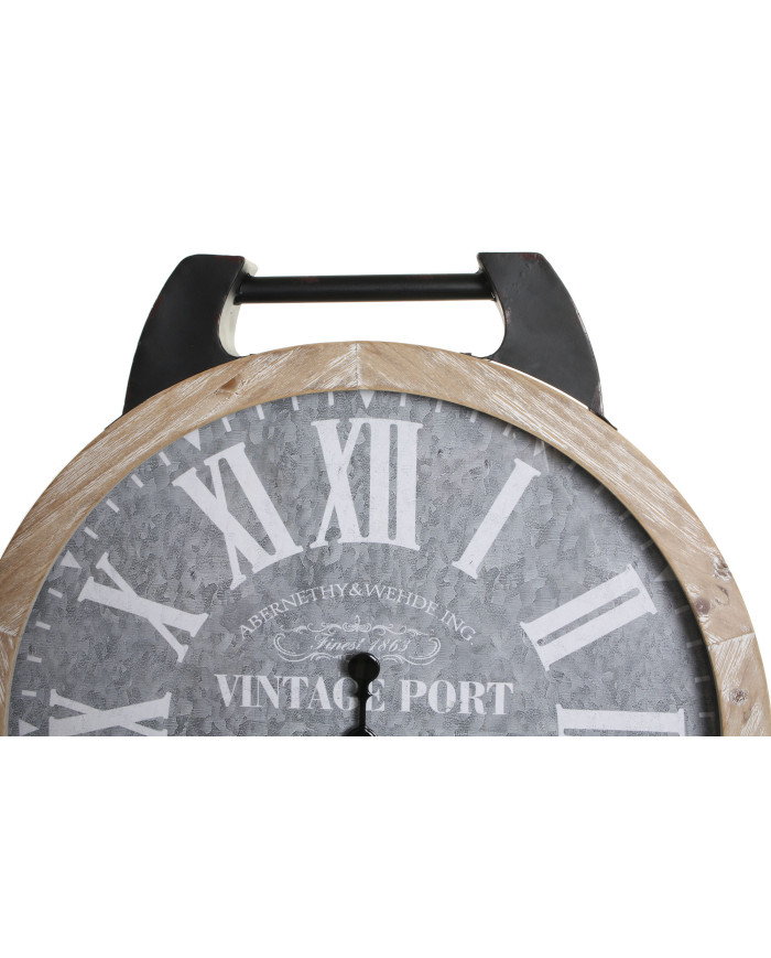 RELOJ PARED METAL CRISTAL 65X7X74 2 SURT.
